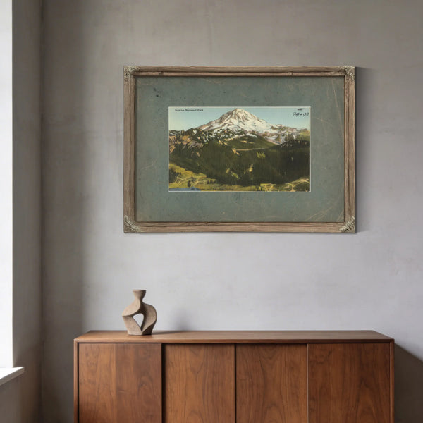 Rainier National Park Mt Rainier And Paradise Valley'2 — vintage wall art by Bella Frye
