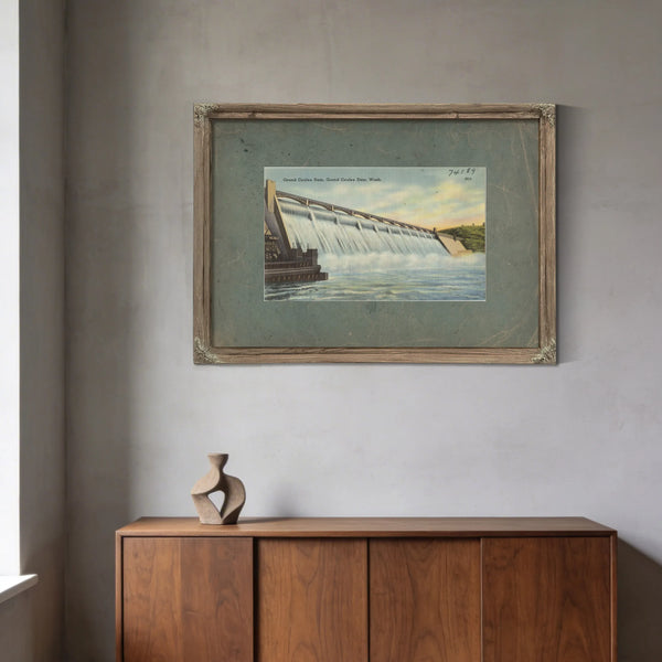 Grand Coulee Dam Grand Coulee Dam Wash'1 — vintage wall art by Bella Frye