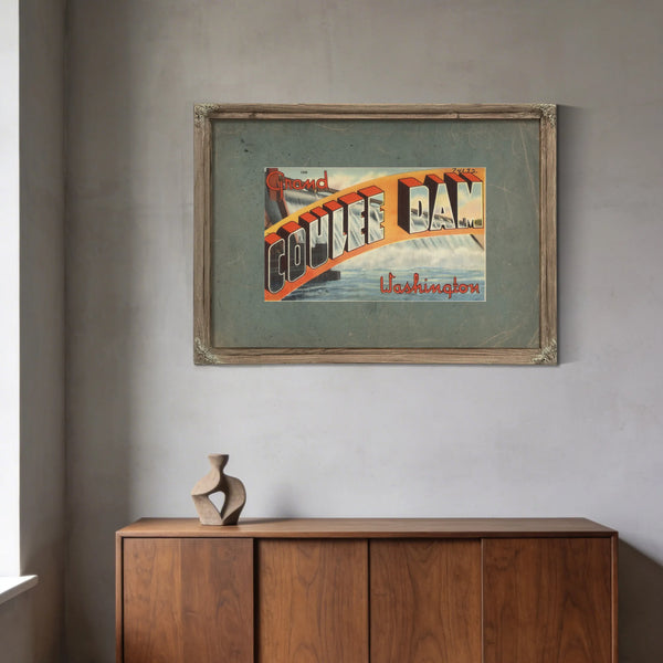 Grand Coulee Dam Washington — vintage wall art by Bella Frye