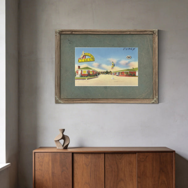 Seal's Motel — vintage wall art by Bella Frye