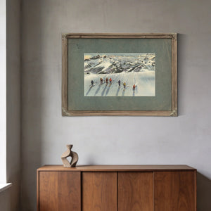 Skiing On Mazama Ridge Rainier National Park Washington — vintage wall art by Bella Frye