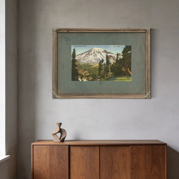 Rainier National Park Mt Rainier And Paradise Valley — vintage wall art by Bella Frye