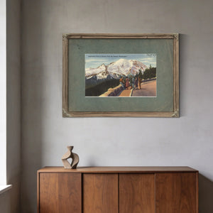 Inspiration Point At Sunrise Park Mt Rainier Washington — vintage wall art by Bella Frye