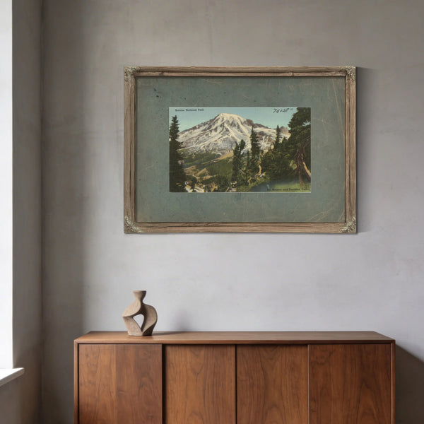 Rainier National Park Mt Rainier And Paradise Valley Washington'3 — vintage wall art by Bella Frye