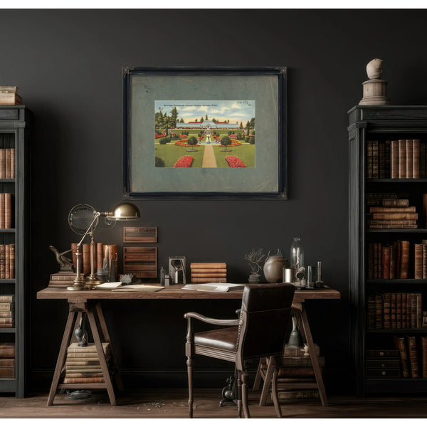Municipal Greenhouse Duncan Gardens Spokane Wash — vintage wall art by Bella Frye