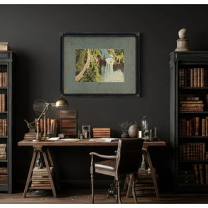 Snoqualmie Falls Washington — vintage wall art by Bella Frye