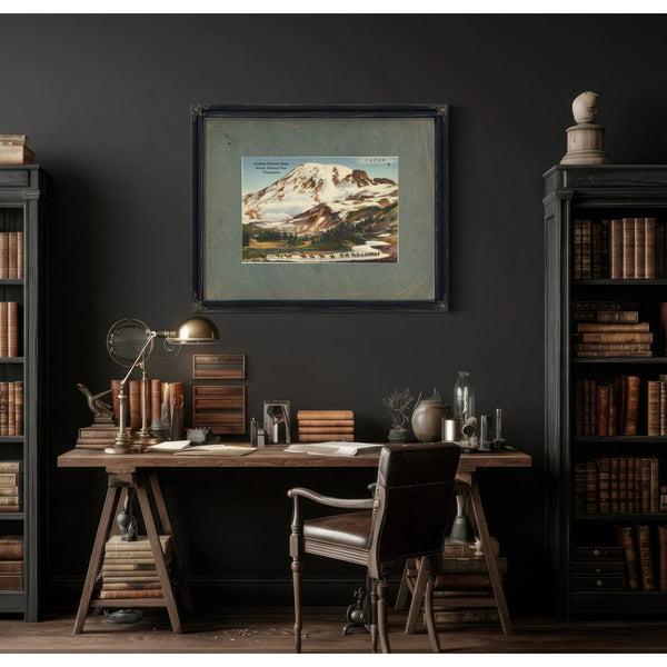 Crossing Mazama Ridge Rainier National Park Washington — vintage wall art by Bella Frye