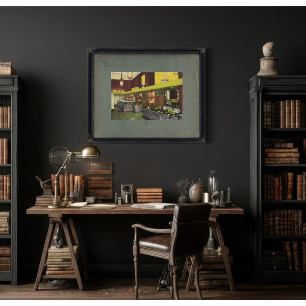 The Winthrop Hotel's Daffodil Room Tacoma Washington — vintage wall art by Bella Frye