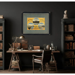 Greetings From Seattle Washington'1 — vintage wall art by Bella Frye