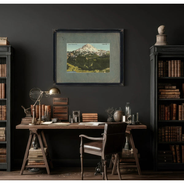 Rainier National Park Mt Rainier And Paradise Valley Washington'5 — vintage wall art by Bella Frye