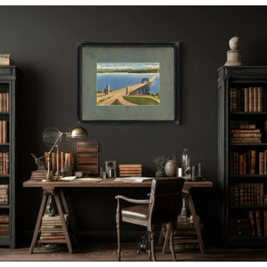 Lake Washingtonpontoon Bridge Seattle Washington — vintage wall art by Bella Frye