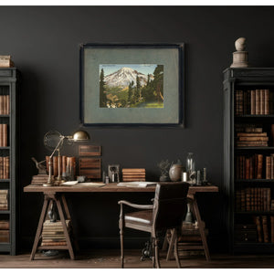 Rainier National Park Mt Rainier And Paradise Valley — vintage wall art by Bella Frye