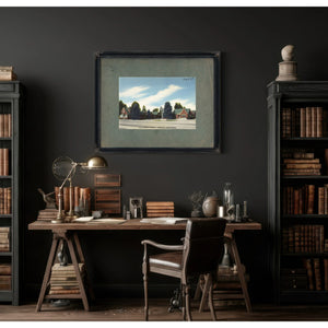 Blue Spruce Motel Spokane Washington — vintage wall art by Bella Frye