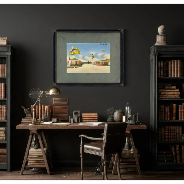 Seal's Motel — vintage wall art by Bella Frye