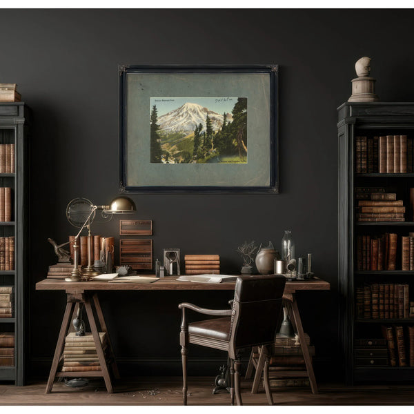 Rainier National Park Mt Rainier And Paradise Valley Washington — vintage wall art by Bella Frye