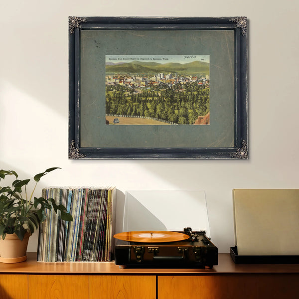 Spokane From Sunset Highway Approach To Spokane Wash — vintage wall art by Bella Frye