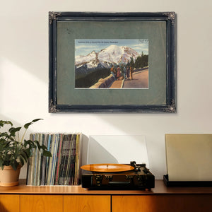 Inspiration Point At Sunrise Park Mt Rainier Washington — vintage wall art by Bella Frye