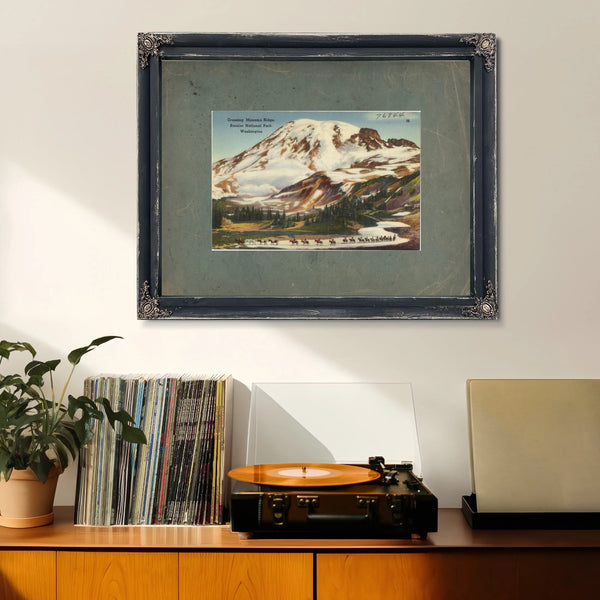 Crossing Mazama Ridge Rainier National Park Washington — vintage wall art by Bella Frye
