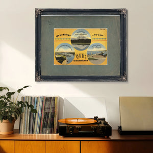 Greetings From Seattle Washington'1 — vintage wall art by Bella Frye