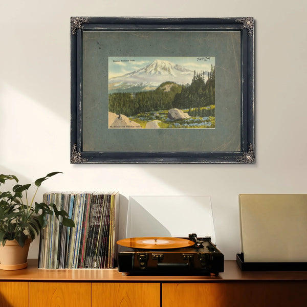 Rainier National Park Mt Rainier And Paradise Valley Washington'2 — vintage wall art by Bella Frye