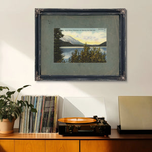 Mt St Helens Washingtonand Reflection From Spirit Lake — vintage wall art by Bella Frye