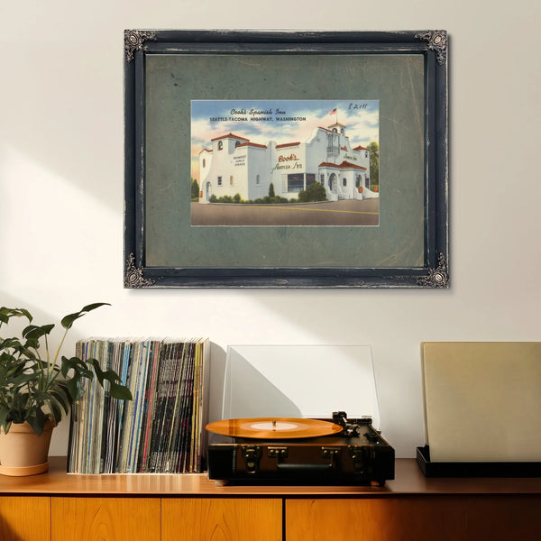 Cook's Spanish Inn Seattle Tacoma Highway Washington — vintage wall art by Bella Frye