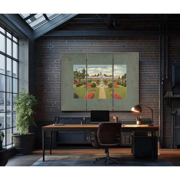Municipal Greenhouse Duncan Gardens Spokane Wash — vintage wall art by Bella Frye