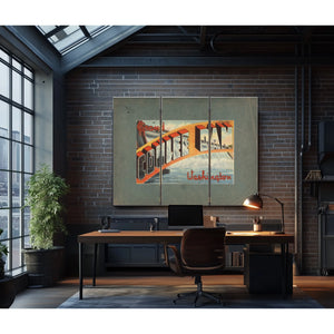 Grand Coulee Dam Washington — vintage wall art by Bella Frye