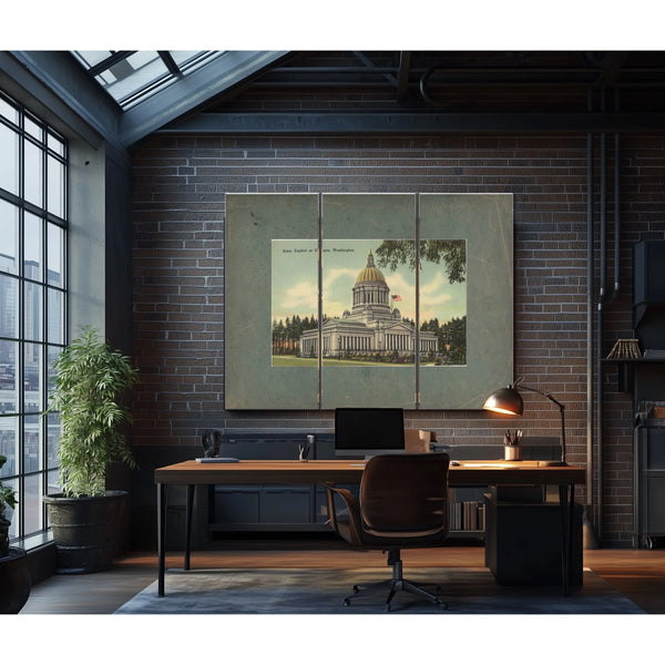 State Capitol At Olympia Washington — vintage wall art by Bella Frye