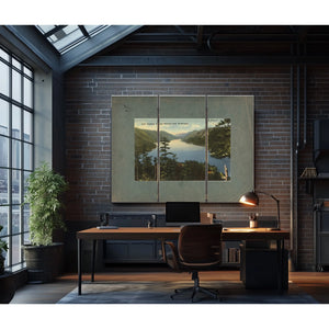 Lake Crescent Olympic National Park Washington — vintage wall art by Bella Frye
