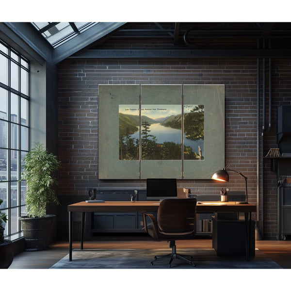 Lake Crescent Olympic National Park Washington — vintage wall art by Bella Frye