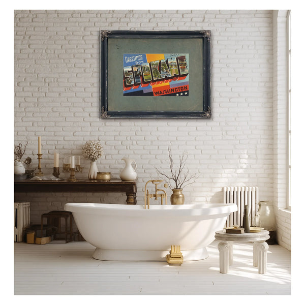 Greetings From Spokane Washington — vintage wall art by Bella Frye