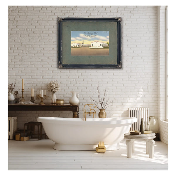 Lake Apartments Motel Soap Lake Washingtonwash State Highway 7 — vintage wall art by Bella Frye