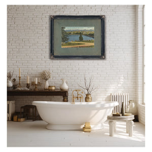 Volunteer Park And Olympic Mts Seattle Washington — vintage wall art by Bella Frye
