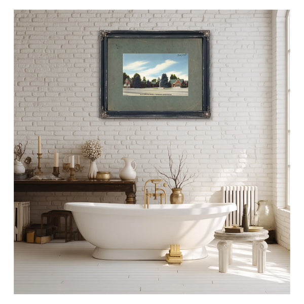 Blue Spruce Motel Spokane Washington — vintage wall art by Bella Frye