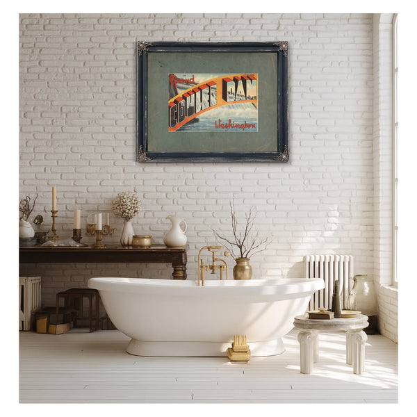 Grand Coulee Dam Washington — vintage wall art by Bella Frye