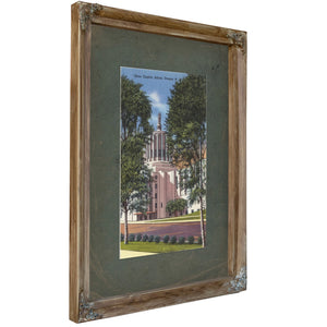State Capitol Salem Oregon, Verdigris frame — vintage framed wall art by Bella Frye