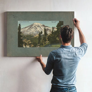 Rainier National Park Mt Rainier And Paradise Valley Washington'3 — vintage wall art by Bella Frye
