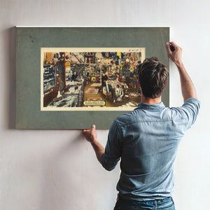 Ye Olde Curiosity Shop — vintage wall art by Bella Frye