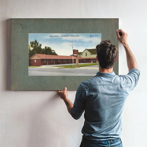 Kerns Motel Ellensburg Washington — vintage wall art by Bella Frye