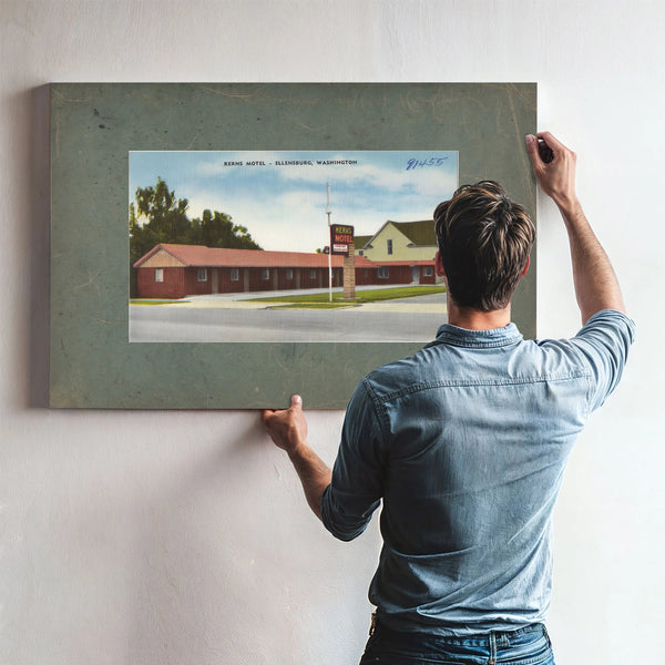 Kerns Motel Ellensburg Washington — vintage wall art by Bella Frye