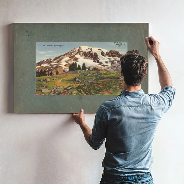 Mt Rainier Washington'1 — vintage wall art by Bella Frye