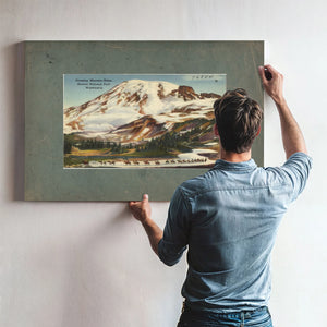 Crossing Mazama Ridge Rainier National Park Washington — vintage wall art by Bella Frye