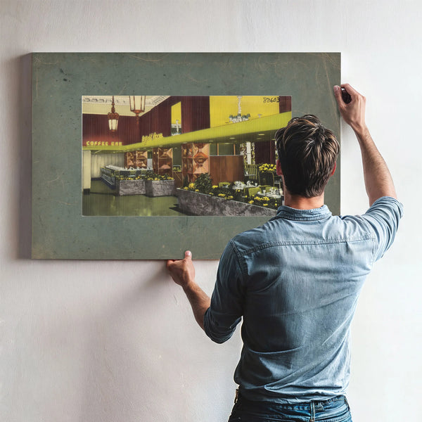 The Winthrop Hotel's Daffodil Room Tacoma Washington — vintage wall art by Bella Frye