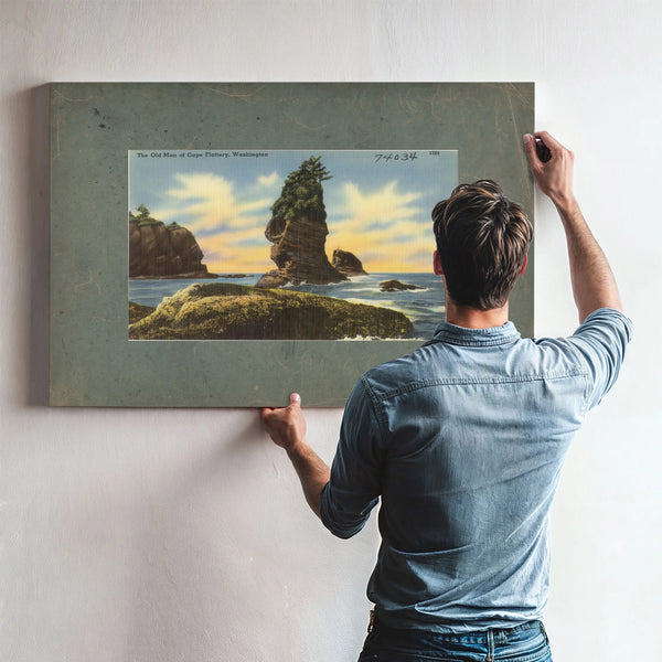 The Old Man Of Cape Flattery Washington — vintage wall art by Bella Frye