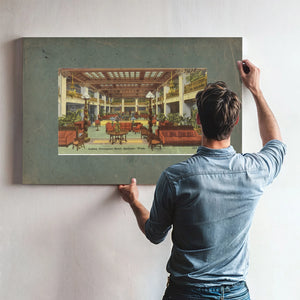 Lobby Davenport Hotel Spokane Wash — vintage wall art by Bella Frye