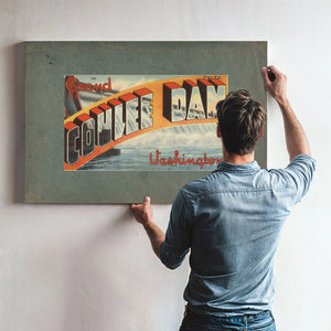Grand Coulee Dam Washington — vintage wall art by Bella Frye