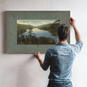 Lake Crescent Olympic National Park Washington — vintage wall art by Bella Frye