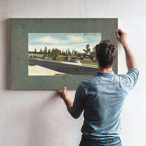 New Wynne Motel Spokane Washington — vintage wall art by Bella Frye