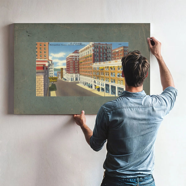 Metropolitan Center Seattle Washington — vintage wall art by Bella Frye